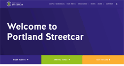 Desktop Screenshot of portlandstreetcar.org