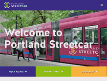 Tablet Screenshot of portlandstreetcar.org